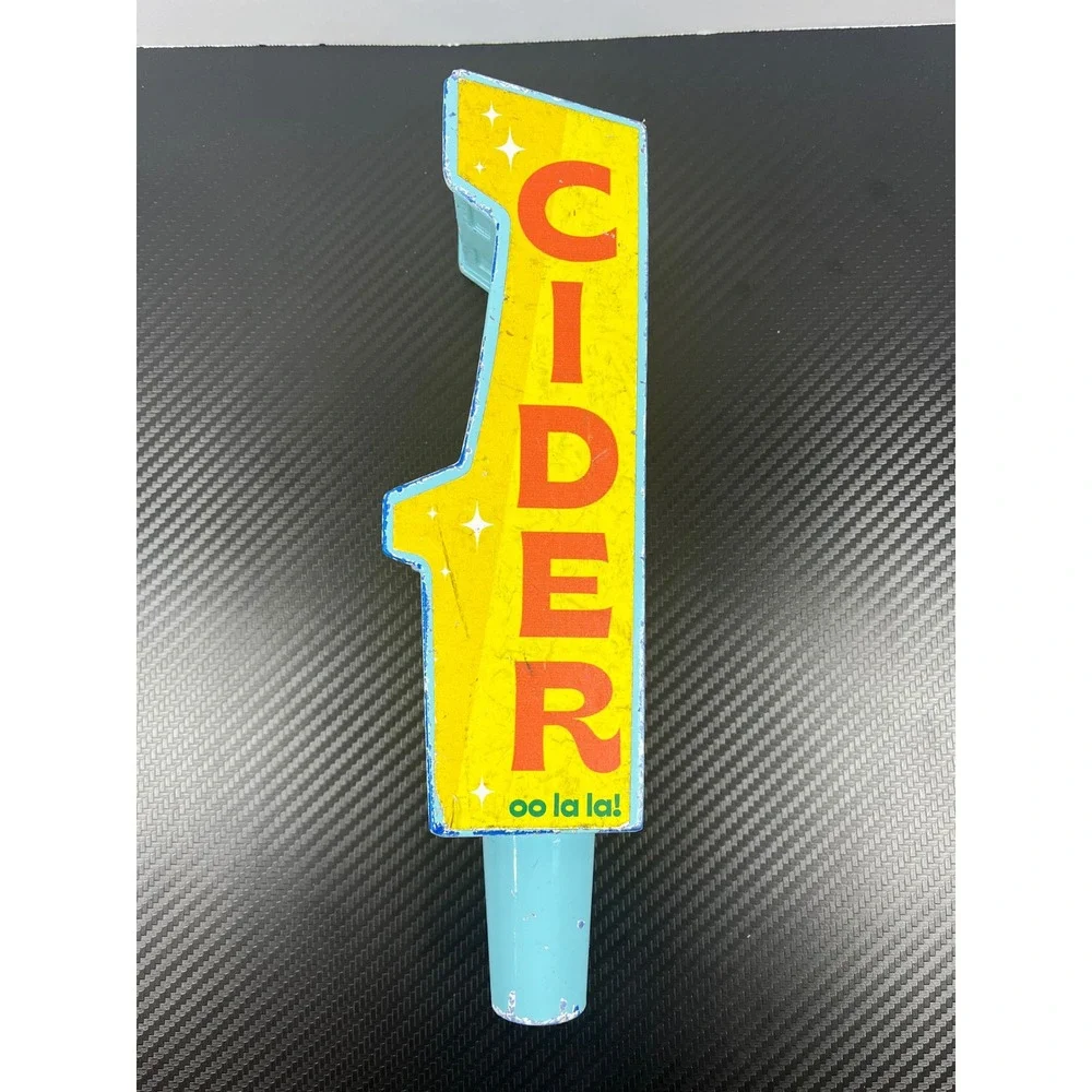 Bishop Cider French 75‎ Tap Handle Light Blue Arcade Game Style